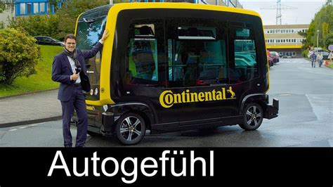 Mobility Of The Future Continental Autonomous Vehicle CUbE Test Self