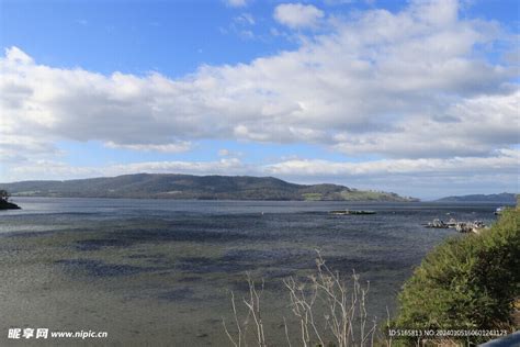 三文鱼养殖基地摄影图自然风景自然景观摄影图库昵图网