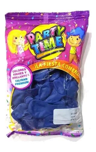 Globos Perlados Party Time Azul Oscuro X 25 U MercadoLibre