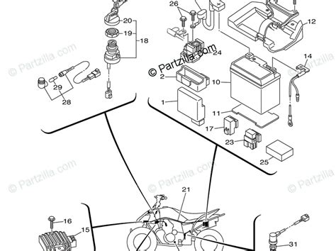 2001 Yamaha Raptor 660 Wiring Schematic Wiring Diagram And Schematic