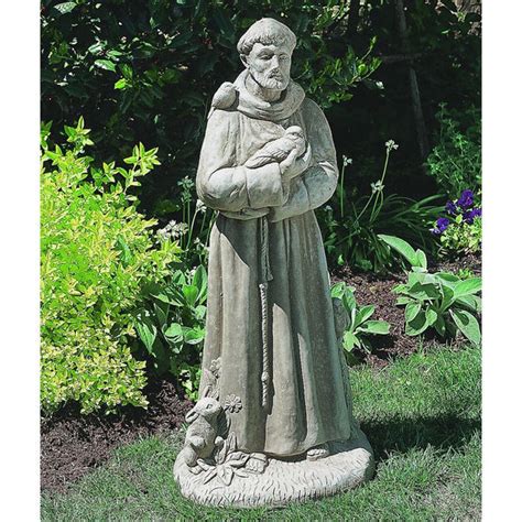 St. Francis with Animals 36" Garden Statue