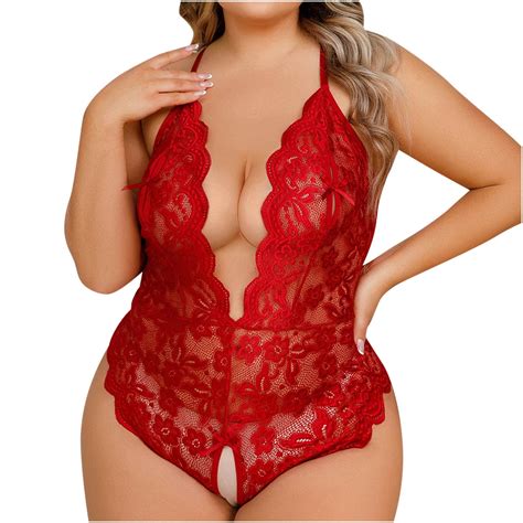 Iroinnid Clearance Lingerie Sets For Women Sexy Crotchless Babydoll