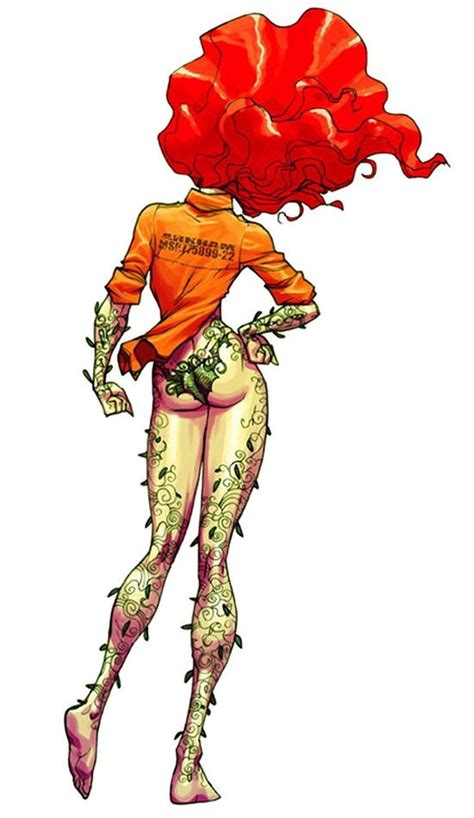 Poison Ivy Back View Batman Arkham Asylum Poison Ivy Dc Comics Poison Ivy Poison Ivy Batman