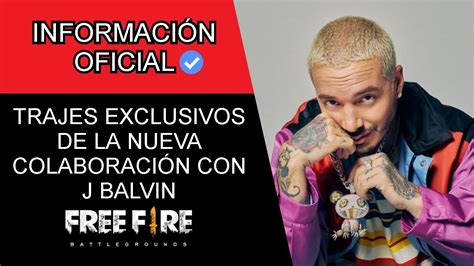 Colaboraci N J Balvin Free Fire Trajes Exclusivos J Balvin