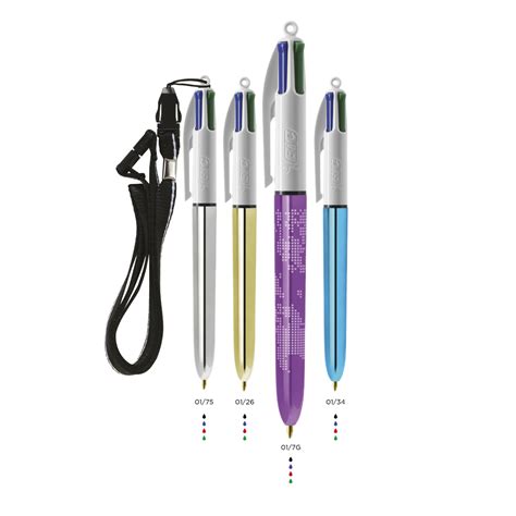 Stylo Bille Bic Couleurs Brillant Personnalis Co Con U Bic