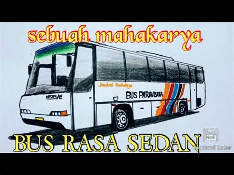 Menggambar Bus Neoplan Air Suspension Karoseri Adiputro Youtube