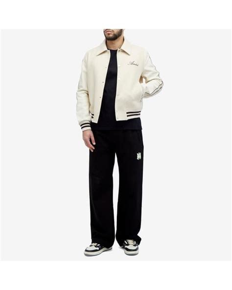 Amiri Bones Varsity Jacket In Natural For Men Lyst UK