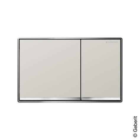 Geberit Omega60 Plaque de déclenchement gris sable chrome 115081JL1