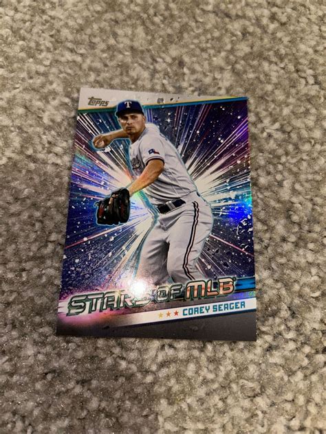 Topps Series Stars Of Mlb Smlb Corey Seager Texas Rangers Ebay