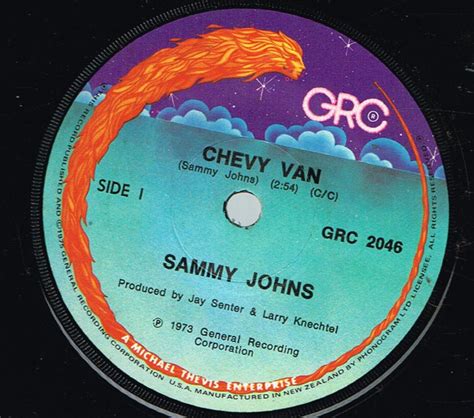 Sammy Johns – Chevy Van (1973, Vinyl) - Discogs