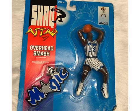 1993 SHAQ Attaq Overhead Smash Action Figure Etsy