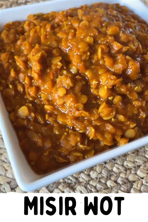 Misir Wot Ethiopian Lentils Artofit
