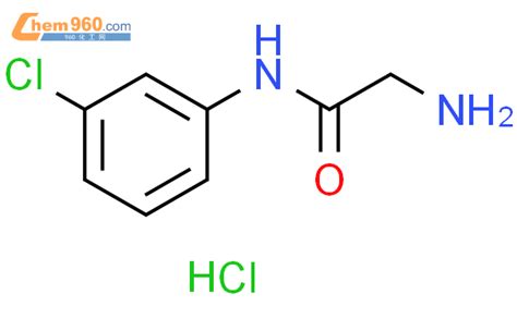 54643 68 4 2 amino N 3 chlorophenyl acetamide hydrochloride化学式结构式分子式