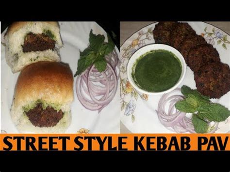 Street Style Kebab Pav Eid Special Mutton Keema Kebab With Chatni