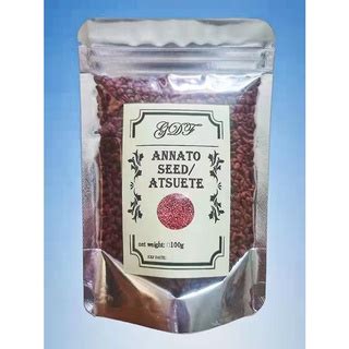 Annatto Seed Atsuete 100g 250g Shopee Philippines