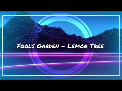 Nightcore Fools Garden Lemon Tree Lyrics YouTube