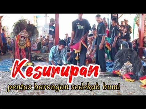 Kesurupan Senibarongan Budayajawa Sedekahbumi YouTube