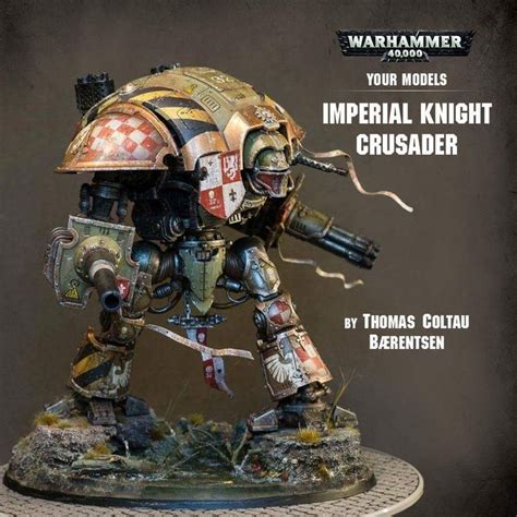 Imperial Knight Crusader | Imperial knight, Warhammer art, Knight