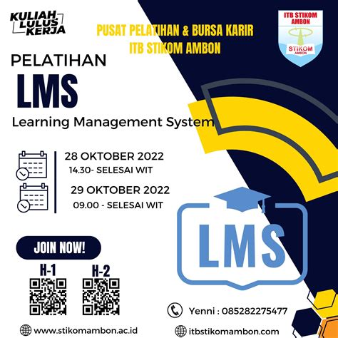 Pelatihan Learning Management System LMS Part 1 ITB STIKOM AMBON