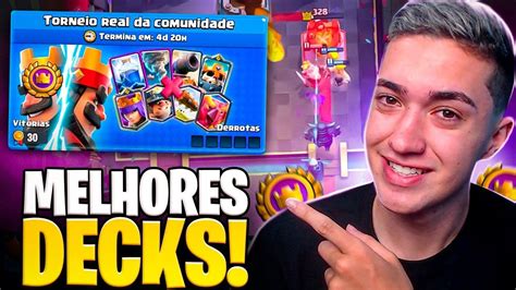 Melhores Decks Para Voce Vencer No Novo Torneio Real Do Clash Royale Youtube