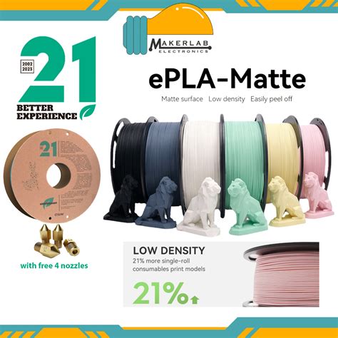 Esun Epla Matte Filament V Better Formulation Mm Kg Spool D