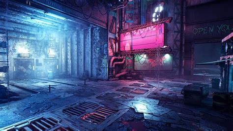 HD wallpaper: video games, screen shot, Ghostrunner, cyberpunk, science ...