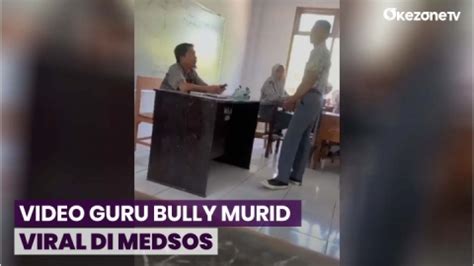 Video Guru Bully Pekerjaan Orang Tua Siswanya Viral Di Media Sosial