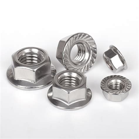 One Stop Price Hexagon Head Ss 304 316 Stainless Steel Flange Nuts