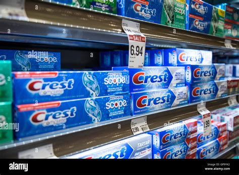 Boxes Of Toothpaste Hi Res Stock Photography And Images Alamy