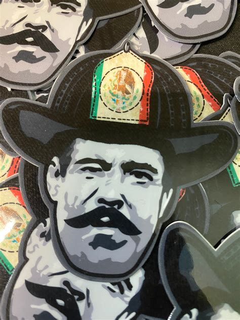 Bombero Pancho Villa Sticker Etsy