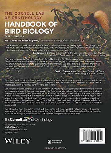 Handbook Of Bird Biology Cornell Lab Of Ornithology