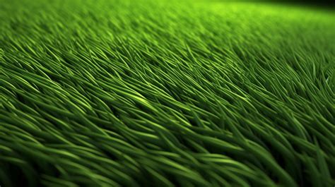 Close Up Of 3d Rendered Green Grass Texture For Background Grass