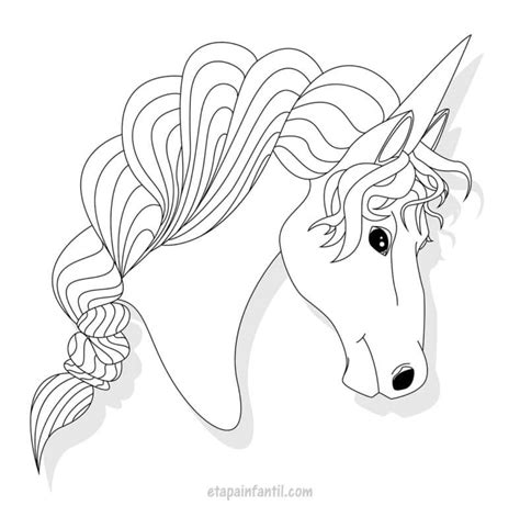 Dibujos De Unicornios Para Colorear Etapa Infantil