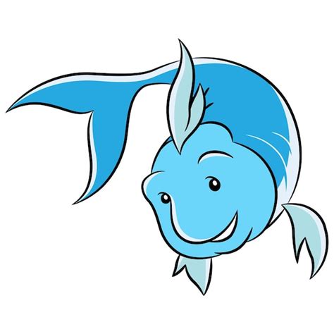 Premium Vector Cartoon Of Pisces Zodiac Sign