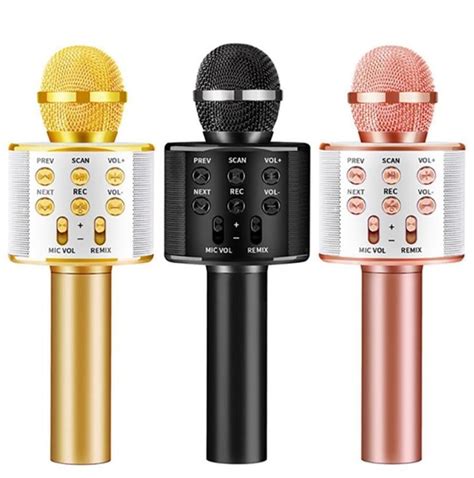 New Ws Microphone Wireless Bluetooth Karaoke Ws Microphone Usb