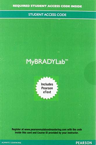 Prehospital Emergency Care 11th Edition MyLab BRADY Access Card