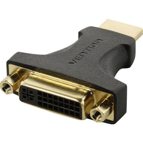 Aci Hellas Vention Hdmi Male To Dvi 24 5 Female Adapter Black Aikb0