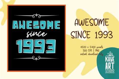 Awesome Since Sublimation Clip Art Graphic By Kayeartstudio