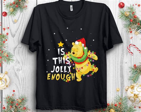 Is This Jolly Enough Santa Pooh Disney Winnie The Pooh Christmas