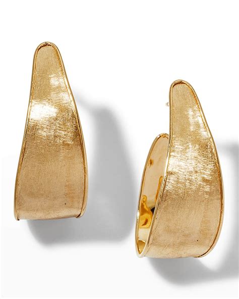 Marco Bicego K Lunaria Yellow Gold Small Hoop Earrings Neiman Marcus