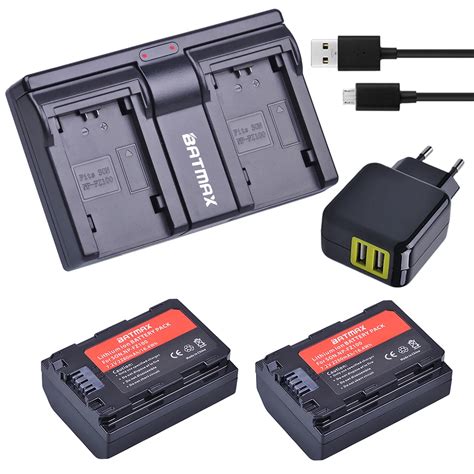 2Pc 2280mAh NP FZ100 NP FZ100 FZ100 배터리 USB 듀얼 충전기 AC 어댑터 소니 NP