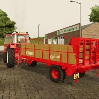 Krone Optimat Fahr Manure Spreader Pack V1 0 0 0 LS22 Mod LS25 Mods