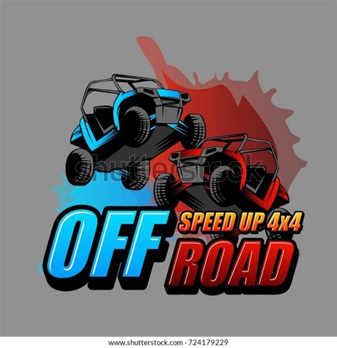 Offroad Car Logo Safari Suv Expedition Stock Vector Royalty Free