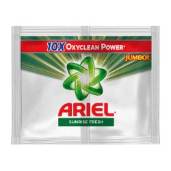 Ariel Detergent Powder Sunrise Fresh Jumbo 70g 6s IMart Grocer