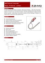 Relative Pressure Transducer PT124G 1 Series Shanghai Zhaohui