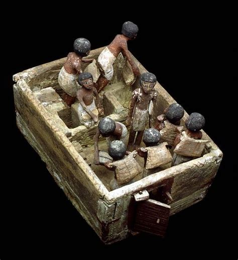 Model Of A Granary Life In Ancient Egypt Ancient Egyptian Artwork