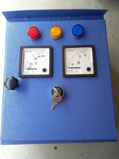 220v Mild Steel Single Phase Control Panel At Rs 5600 Control Panel