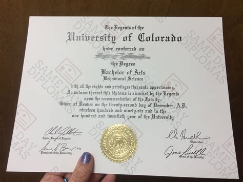 Bachelor Degree Certificate Sample