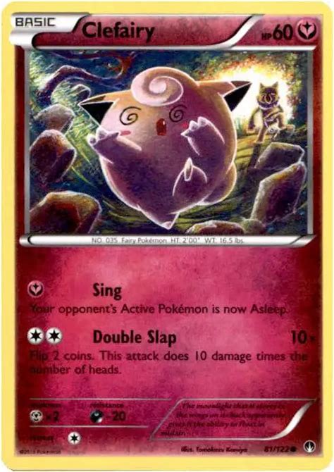 Pokemon Trading Card Game Xy Breakpoint Single Card Common Clefairy