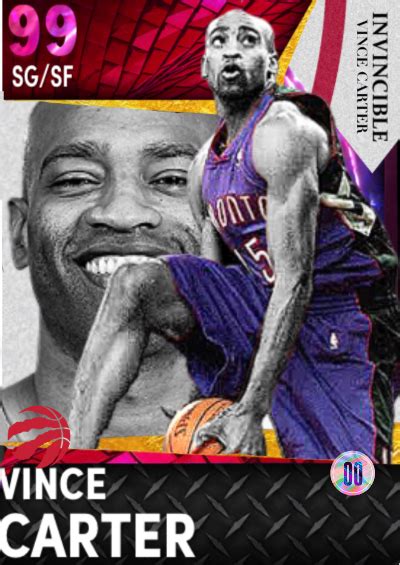 NBA 2K21 2KDB Custom Card Invincible Vince Carter Domination Reward